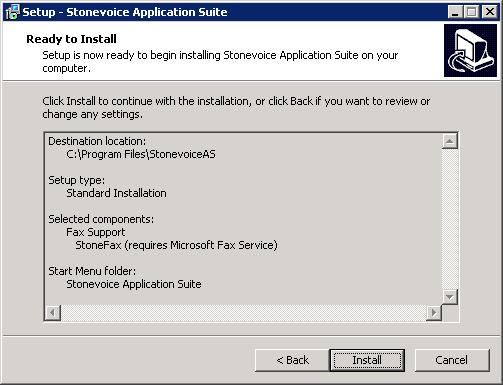 Post-copy installation steps Once the application files are installed, additional configuration is required.