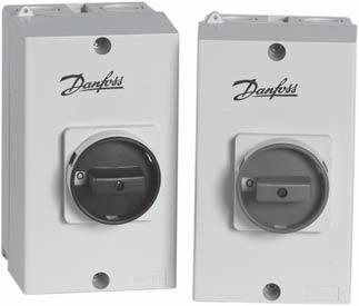 Features Mounted with DIN-rail Mounted with earth terminal Possible installation of auxiliary and trip contacts Space for under voltage and voltage trips Used as manual motor starter mains isolator