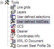 External Application Checks for Excel Example 1: Bending Check Step 2: Create User Defined Additional Data In the second