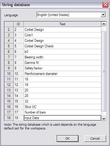 External Application Checks for Excel All required strings are no available so the ranges can be defined. In the Caption field the string Input Data is chosen.