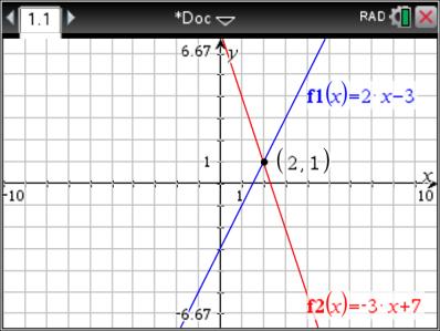 8:Geometry, 1: Points & Lines, and 3:Intersection Points.