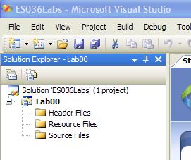 When you have create your Lab01 next time, the view will look like this. Now we see how Visual Studio helps us to manage our projects and files.