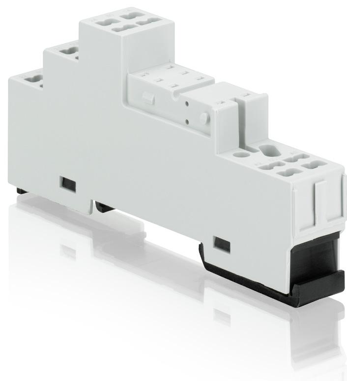 Data sheet Accessories for pluggable interface relays CR-P Sockets Characteristics Logical and standard socket for pluggable interface relays CR-P Snap-on mounting on DIN rail Connector for pluggable