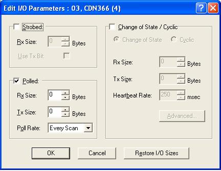 value. Click OK to update I/O parameters. 9) RSNetworx prompts to Automap the new input and output data bytes.