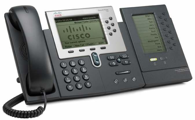 Unified IP Phone 7975G. You can use up to two Cisco Unified IP Phone Expansion Module 7915 modules (Figure 3) with the Cisco Unified IP Phone 7962G, 7965G, and 7975G models. Figure 2.