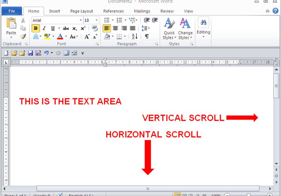 The Ruler The ruler is found below the Ribbon. You can use the ruler to change the format of your document quickly. If your ruler is not visible, follow the steps listed here: 2 1 1.