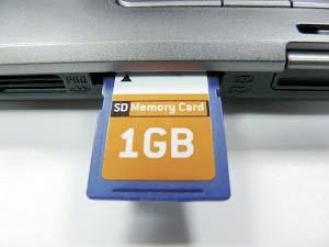 7. After finished the capture, take out the SD card which