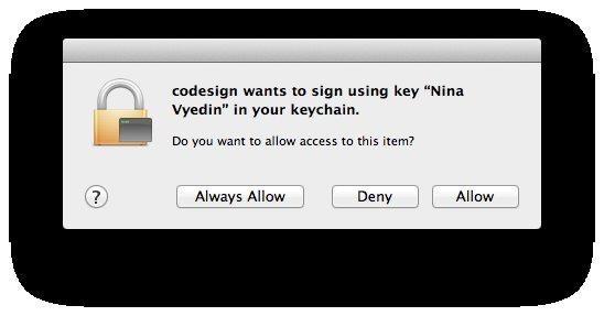 permission to use your signing key.