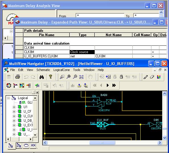 Using Filters Cross-probing Between NetlistViewer and SmartTime Use NetlistViewer with SmartTime to view and trace entire Timing paths and to cross-probe one or more objects.