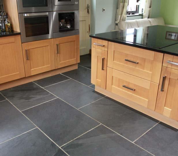 BRAZILIAN BLACK INTERNAL FLOOR TILES Made from the finest slate mined and