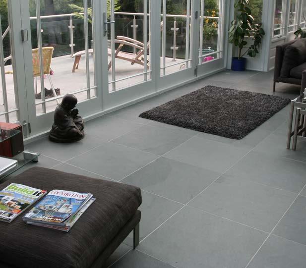 BRAZILIAN BLUE INTERNAL FLOOR TILES Made from the finest slate mined and