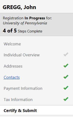 Once you have created an account, you then can log back in at any time to update information through the Penn Marketplace portal including your contact information, address, and payment information.