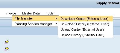 Once you are in the Download Center screen, you will notice that there are some download profiles which are already created in Profile overview list: Column Download Profile Type Profile Name Data