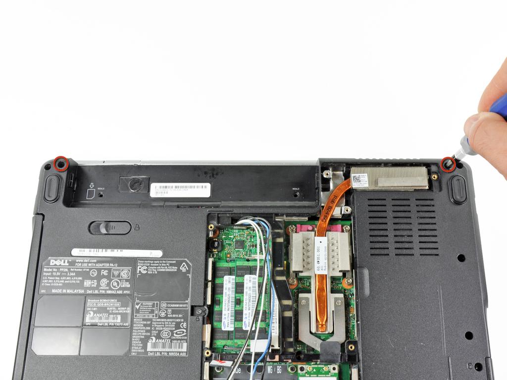 Dell Inspiron 1525 Upper Case Replacement Step 10 Remove