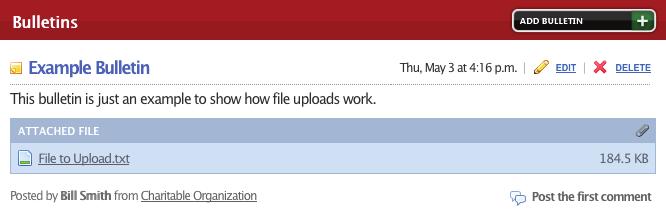 File Uploads Now you will see the section has updated to show your uploaded file. If you happen to upload the wrong file, you can click the Remove link (shown in the circle).