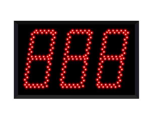 Features The 5100AXX8 series is an 8 high brightness version of our Take-A-Number display.