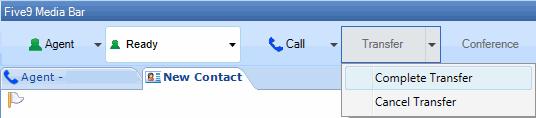 Processing Calls Managing Calls on Hold and Parked Calls If Warm is enabled, you speak with the third party before selecting Transfer > Complete Transfer.