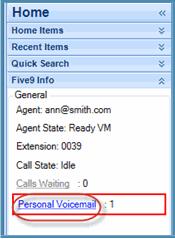 Processing Voicemail Managing Call Reminders Processing Voicemail If inbound and internal calls can be routed to your extension, you can play, save, transfer messages, and return calls.