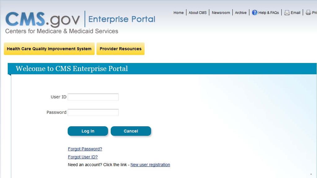 Figure 2-32: CMS Portal Log In User ID and Password Page 8.