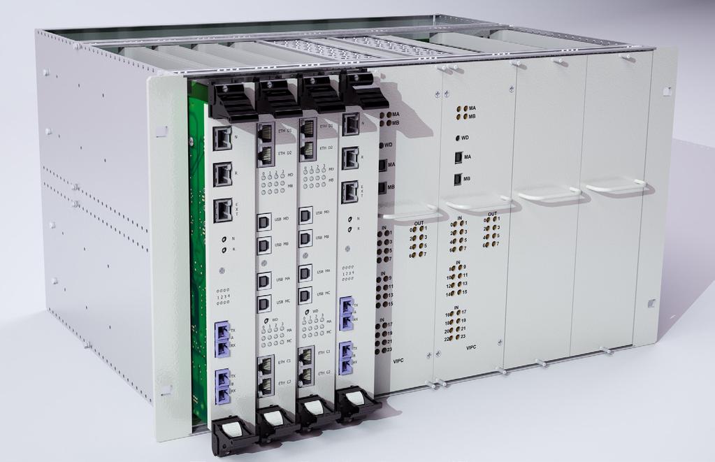 Hardware From a HW point of view, the CCU Unit is based on two redundant boards: SBFE, processing board with 2oo2 fail-safe technology; ISCA, splitter board for external Ethernet connections,