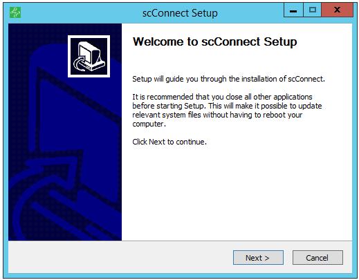 Licensing scconnect Server Installation scconnect includes an installer wizard to help you through the installation process.
