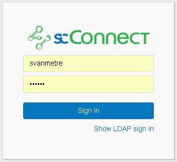scconnect Administration and User Guide scconnect Setup After installing scconnect, go to the Settings page to configure or edit the connection information for the LDAP server, SMTP server, and