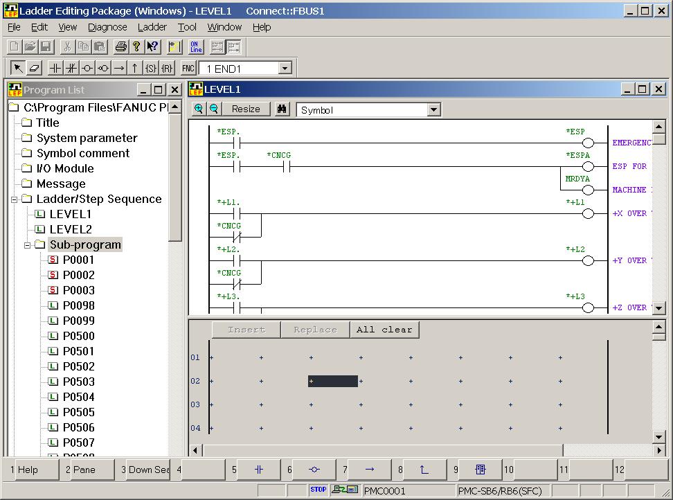 B-63484EN/02 2.BASICS 2.3 WINDOW NAMES AND FUNCTIONS This section describes the names and functions of the windows displayed by this software.
