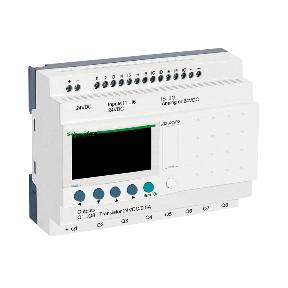 Characteristics compact smart relay Zelio Logic - 20 I O - 24 V DC - clock - display Main Range of product Product or component type Complementary Local display Number or control scheme lines Cycle