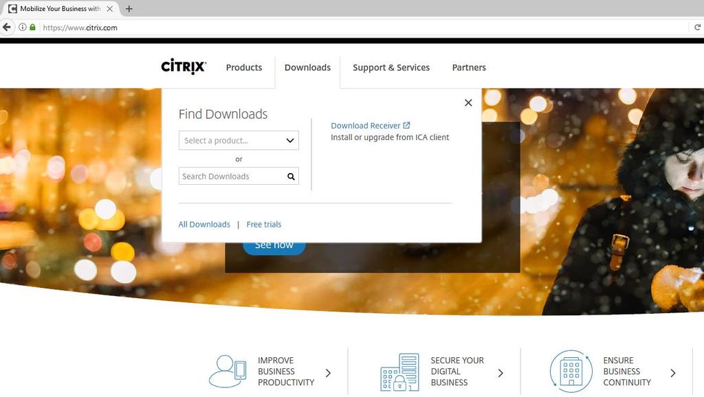 Online App Access: Install Citrix Receiver This first step may not be required because many newer model computers already have the necessary plug-ins installed.