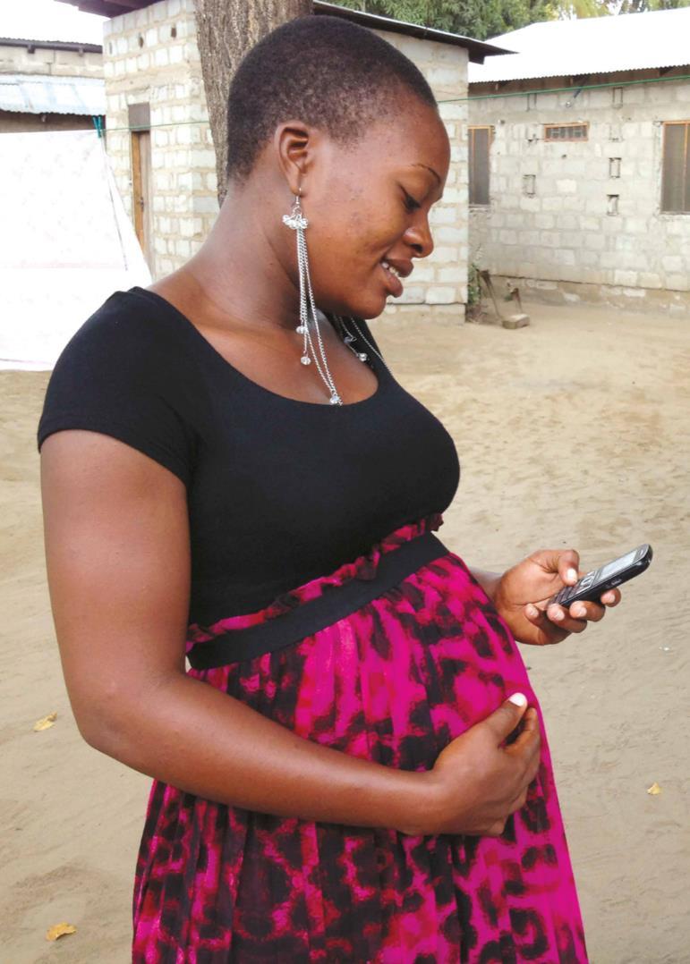 available SMS service offering free maternal, child health