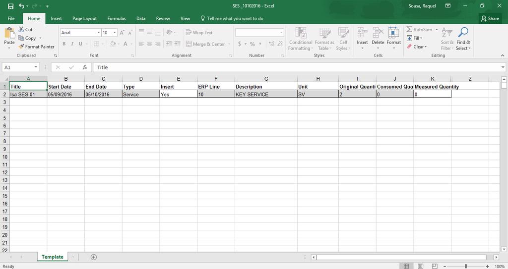 Excel sheet and save it in your computer.