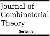 Journal of Combinatorial Theory, Series A 112 (2005) 105 116 www.elsevier.
