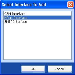 Configuring Message Sending Configuring the NPort NETGSM within Instant Alert 1. At the Windows Start menu, select Start Programs Halcyon Instant Alert Server Options. 2.