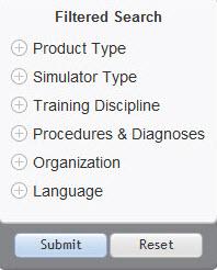 Searching for a SimStore Product To search for a SimStore product using search filters 1.