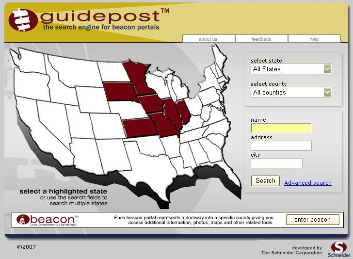 Guidepost Search Engine If you use the name search function to search multiple states/counties, your results will not display anything for Ames or Story County.