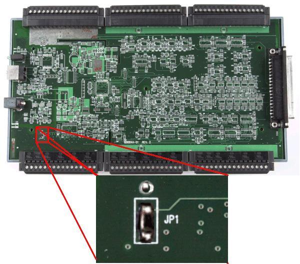 Turn over the USB-2416-4AO and rest it on its top on a flat, stable surface. 2. Remove the five screws shown in Figure 16 from the bottom of the module. 3.