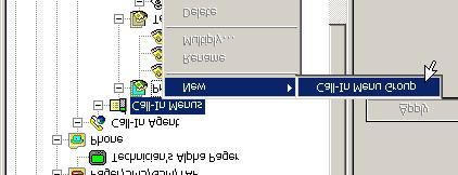 8 M-Alarm Multimedia User s Guide Figure 9.8. Copy of Group or Menu 9.3.2 Creating New Menu Groups To create a new Call-in menu group: 1.
