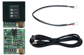 No need for a telephone line, PC, or any other peripheral device CV4USB RS-485/RS-232 Converter Kit Incorporates a USB port and a serial port (DB-9) Enables control