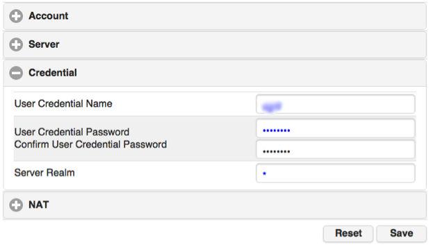 b) Enter the User Credential Password that you created in Unify OpenScape Enterprise Express.