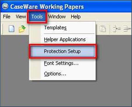 8. Setting up users T setup / amend users in CaseWare