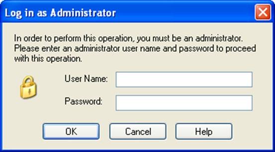 Type in User name and passwrd Standard user name &