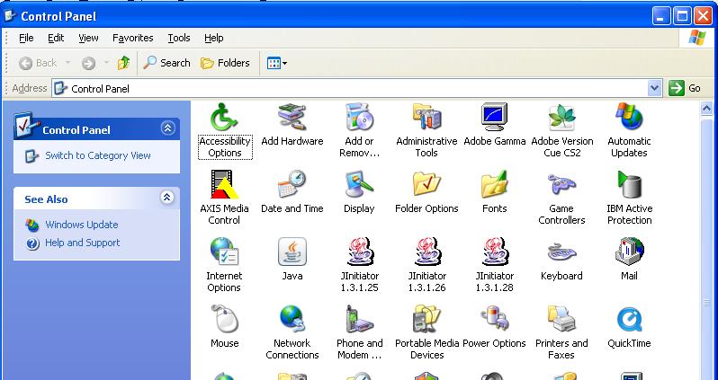 Windows XP Keyboard Setup 1. Click Start, then click Control Panel. 2.