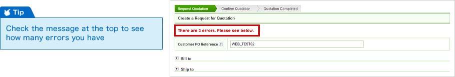 WOS Home Web Ordering System User Guide Ask MISUMI for Help Correct an Error: Request MISUMI Customer Service for Help.