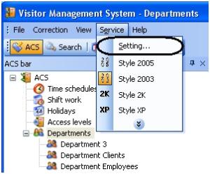 Select the Setting menu item. The Setting window will open. 5. 6. 7. 8. 9. 10. 1 1 1 1 Check the Always show full menu box if all menu items should be shown immediately ( 1).