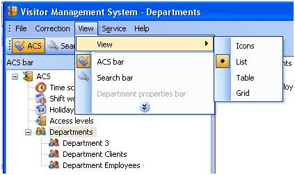 6. Select the View menu item and select the desired view for the information pane from the flyout menu. This completes the process of configuring the information pane's view.