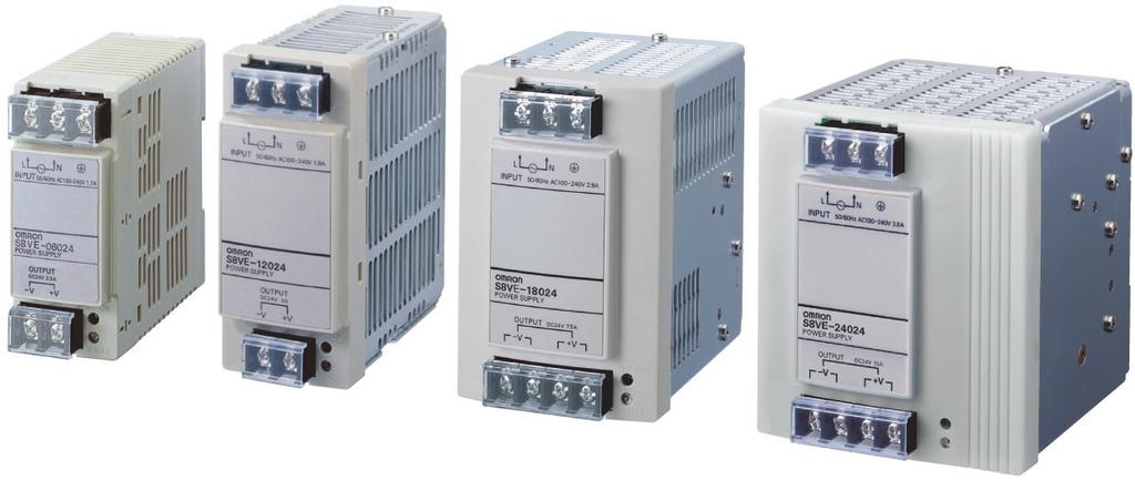Switch Mode Power Supply S8VE (60/90/120/180/240-W Models) CSM_S8VE_DS_E_1_1 60/90/120/180/240-W Models Improved Versions of Standard-type Power Supplies without Indication Monitor.