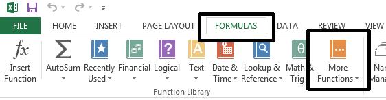 Excel 2013 Foundation Page 130 Click on the Countblank worksheet tab. Click on cell C19.