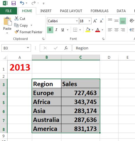Excel 2013 Foundation Page 54 Moving data between worksheets (within the same workbook) Switch back to the first