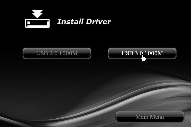 3. Please click USB 3.0 1000M to start the installation.