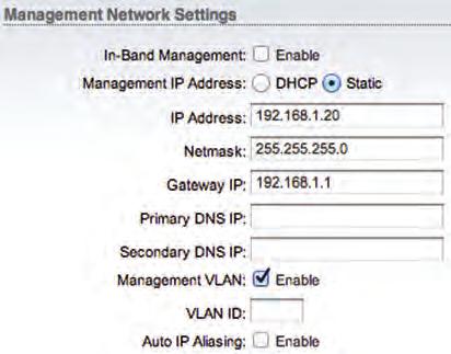 Static Assign static IP settings to the airfiber AF24. Note: IP settings should be consistent with the address space of the airfiber AF24 s network segment.